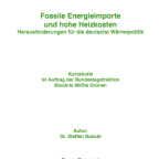 Heizkosten und fossile Energieimporte Studie