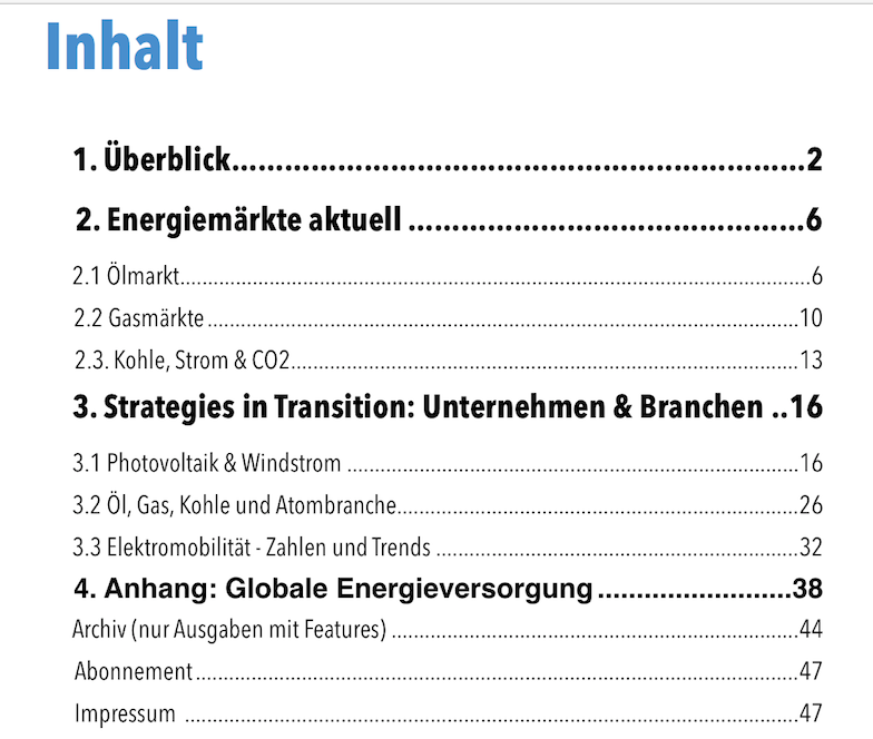 Global Energy Briefing Nr.159: Risk-Off Verkaufswelle in Energiemärkten, Strategien der Energiekonzerne weltweit, Trends in der Elektromobilität